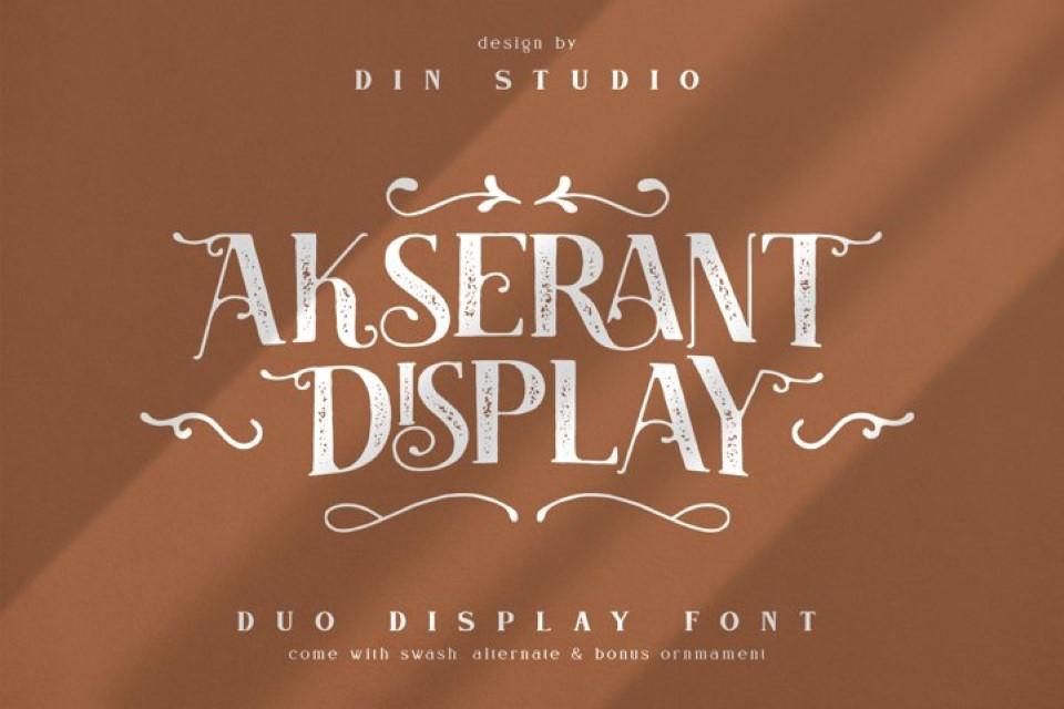 Akserant Font