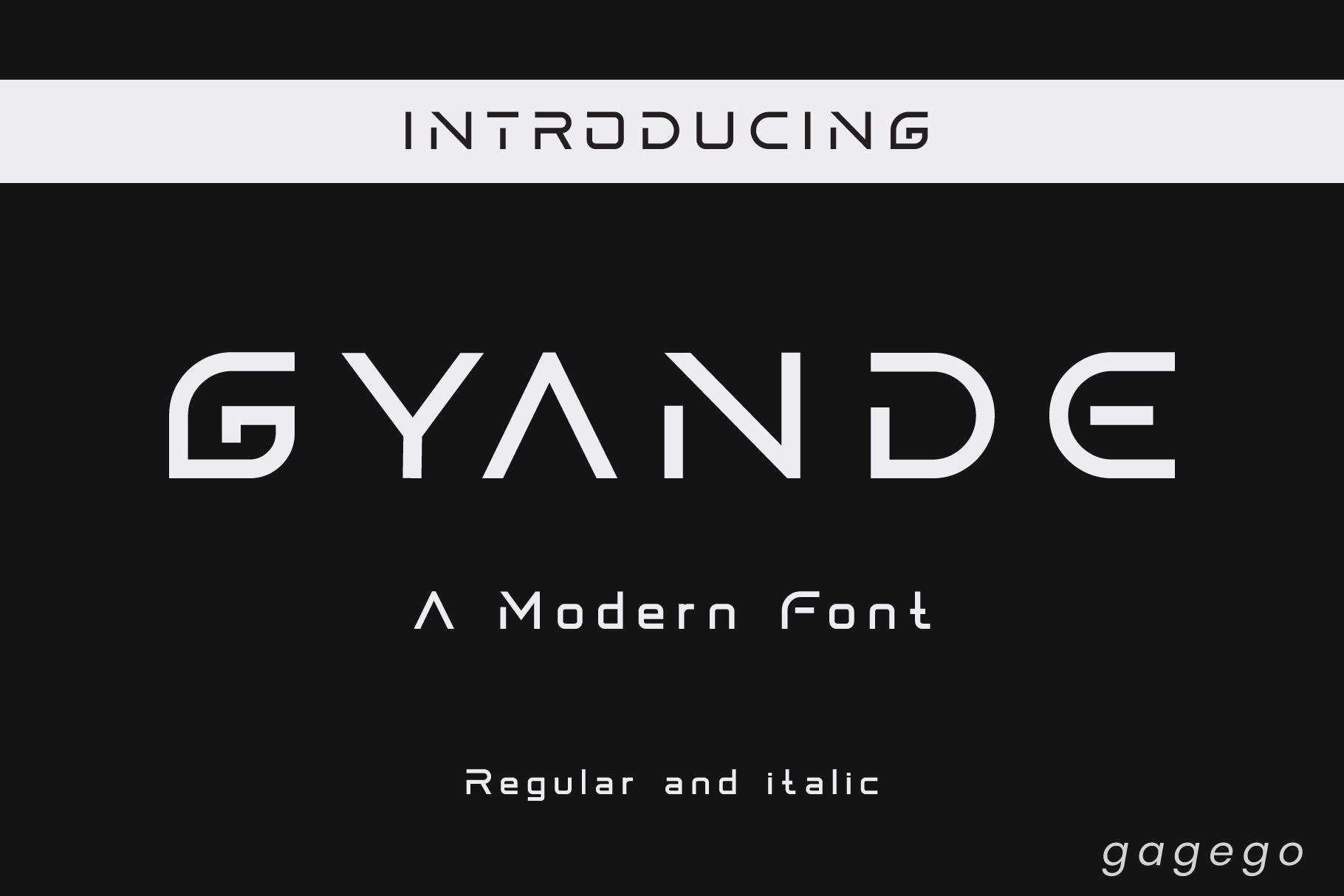Gyande Font
