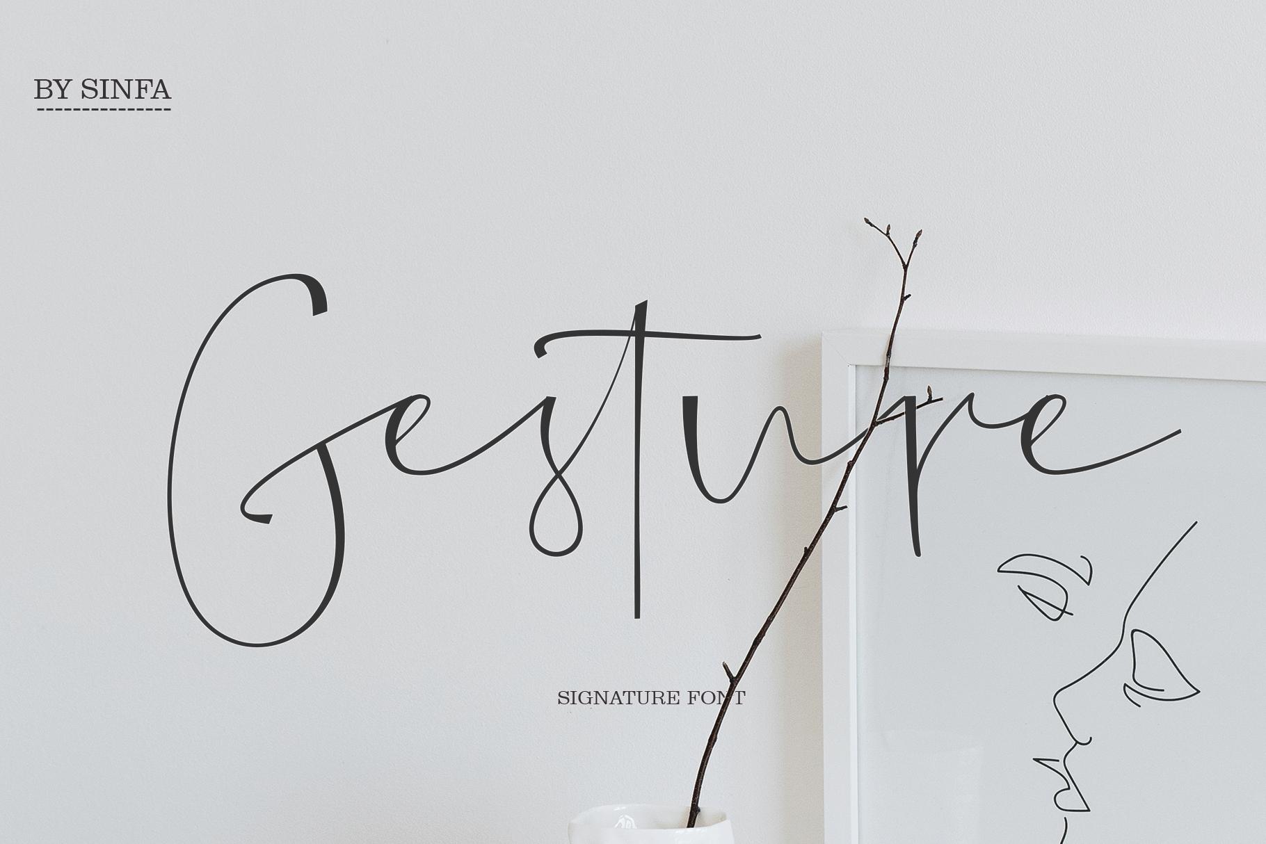 Gesture Font