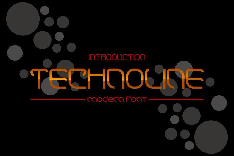 Technoline Font