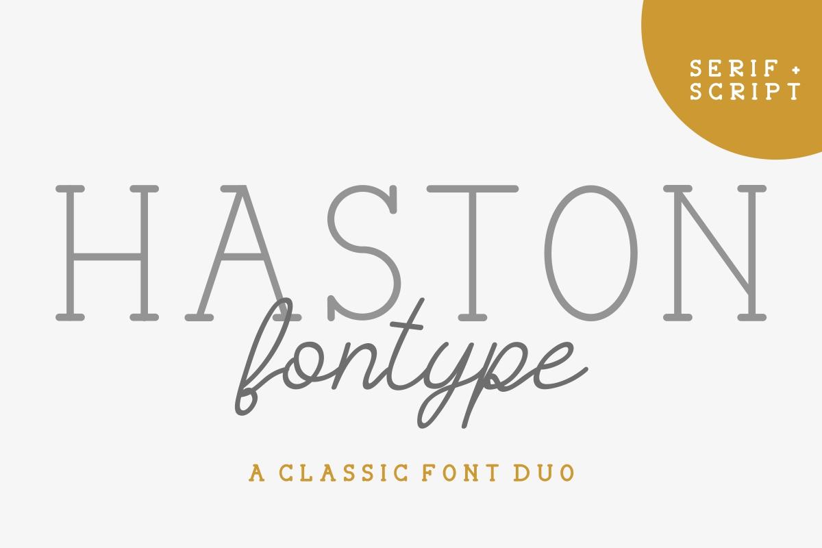 Haston Duo Font