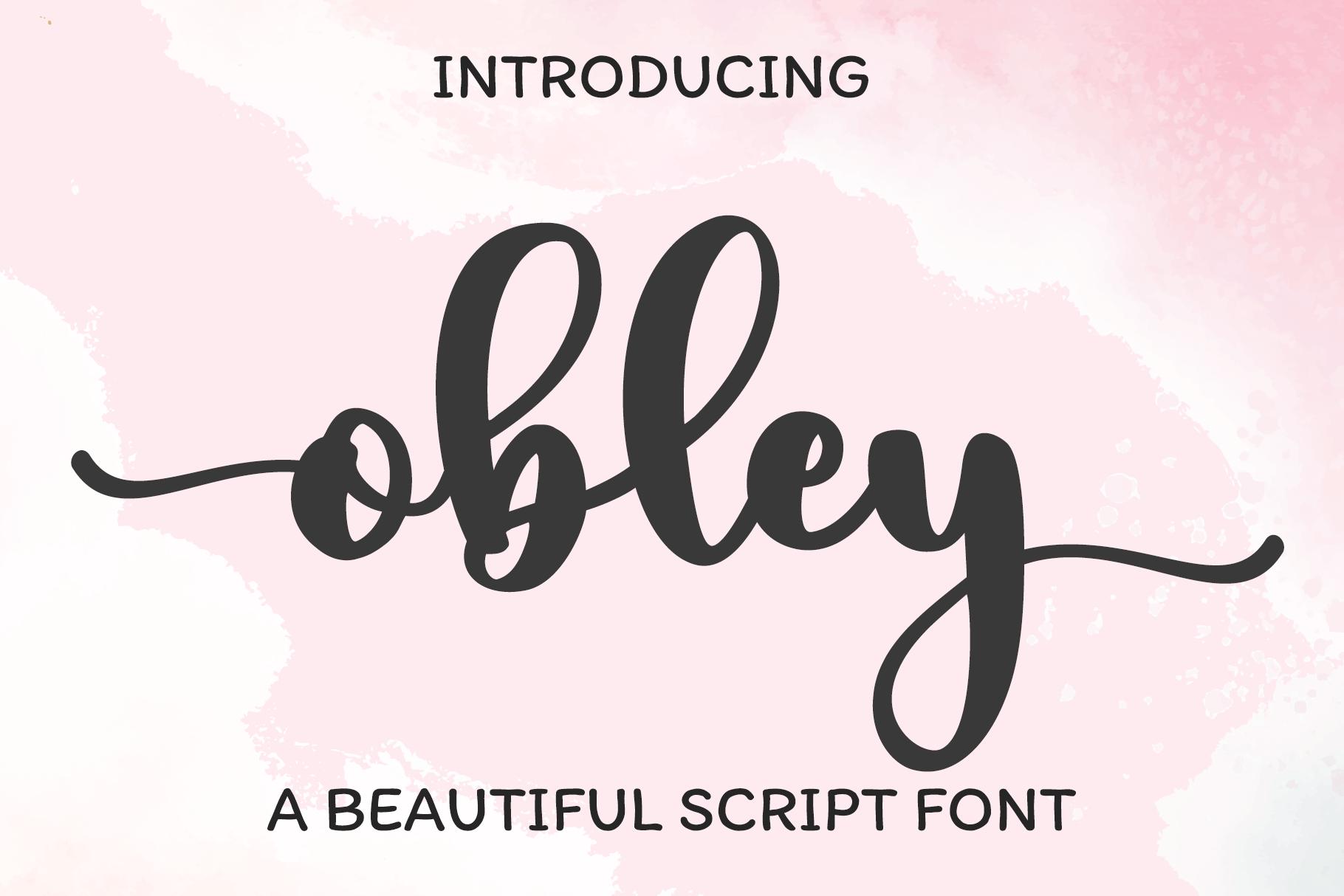 Obley Font