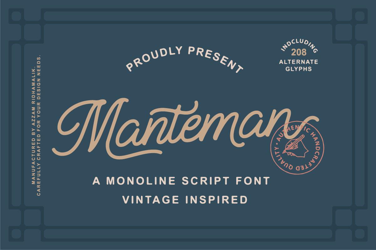 Manteman Font