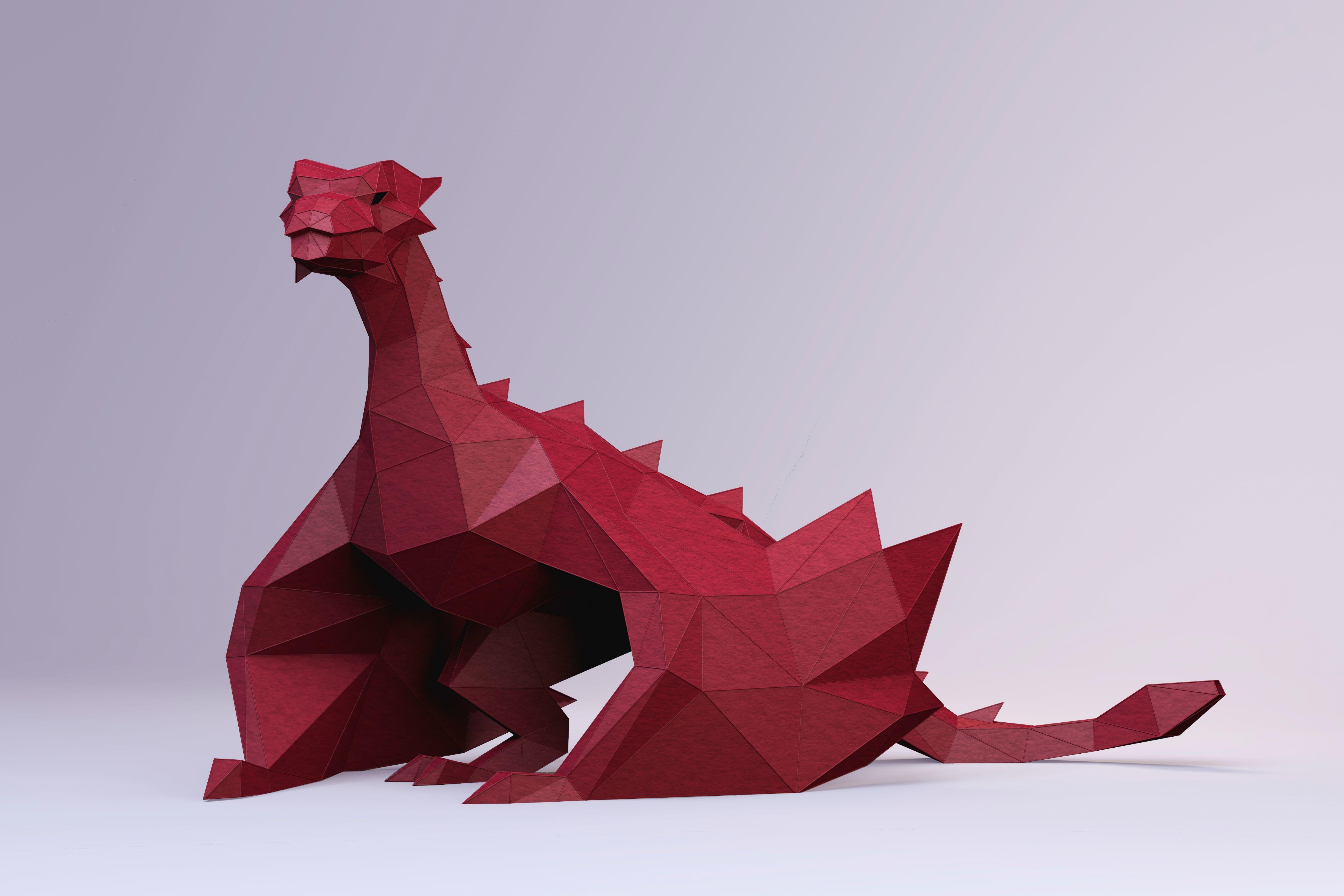 Game of Thrones Dragon Digital Template