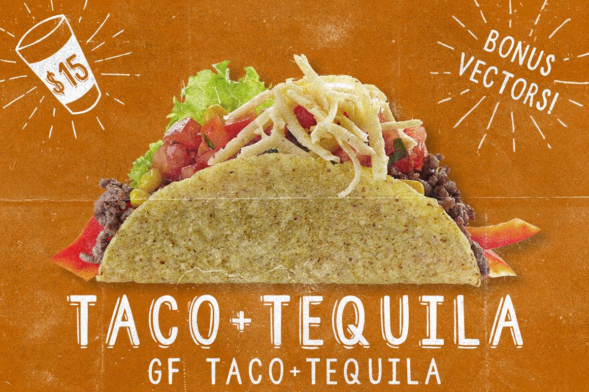 Taco and Tequila Font