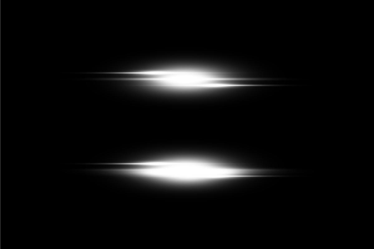 Abstract Custom Lens Flare Pack Design