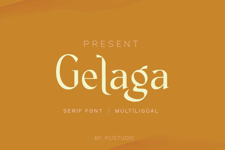 Gelaga Font