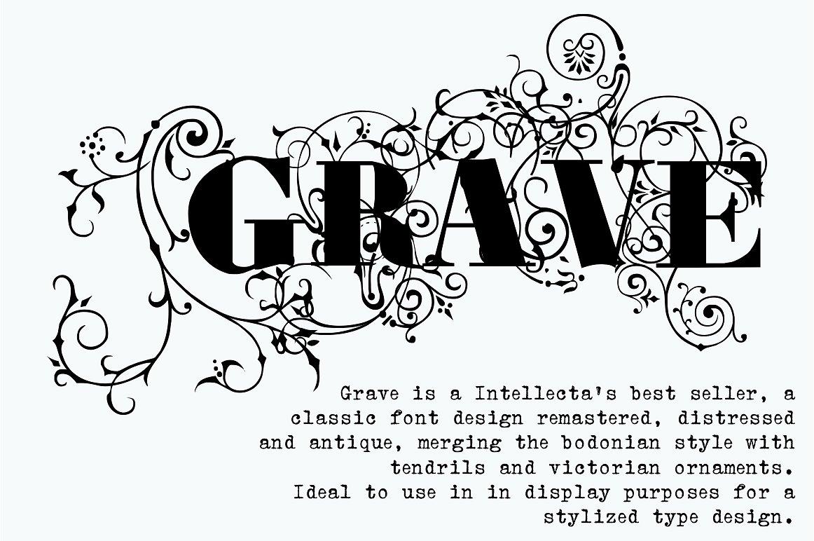 Grave Font