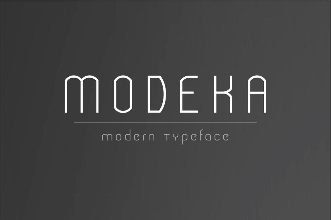 Modeka Font