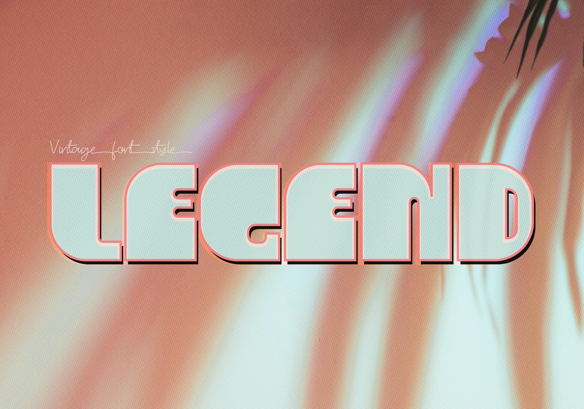 Legend Font
