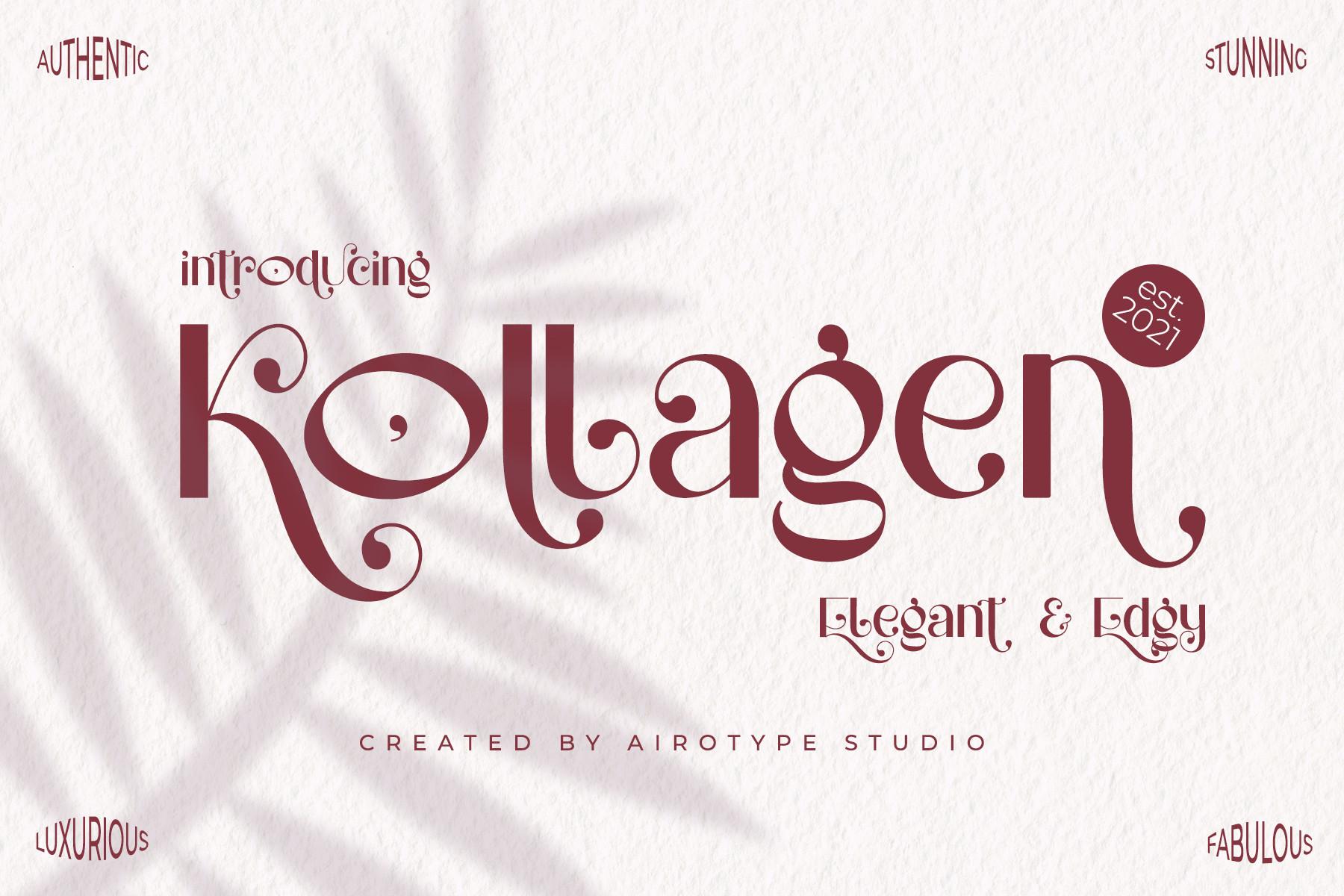 Kollagen Font