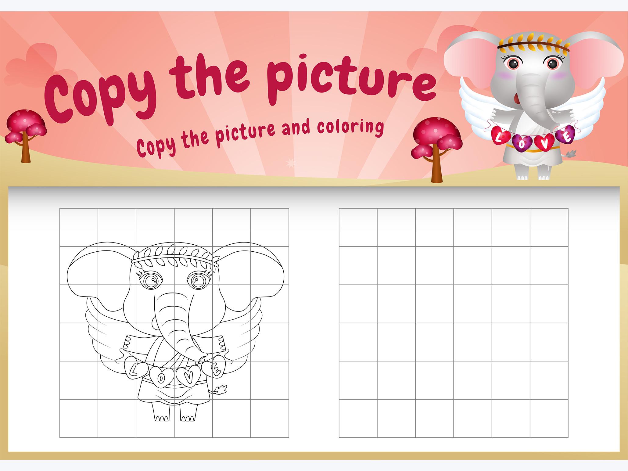A Elephant Valentine - Copy the Picture