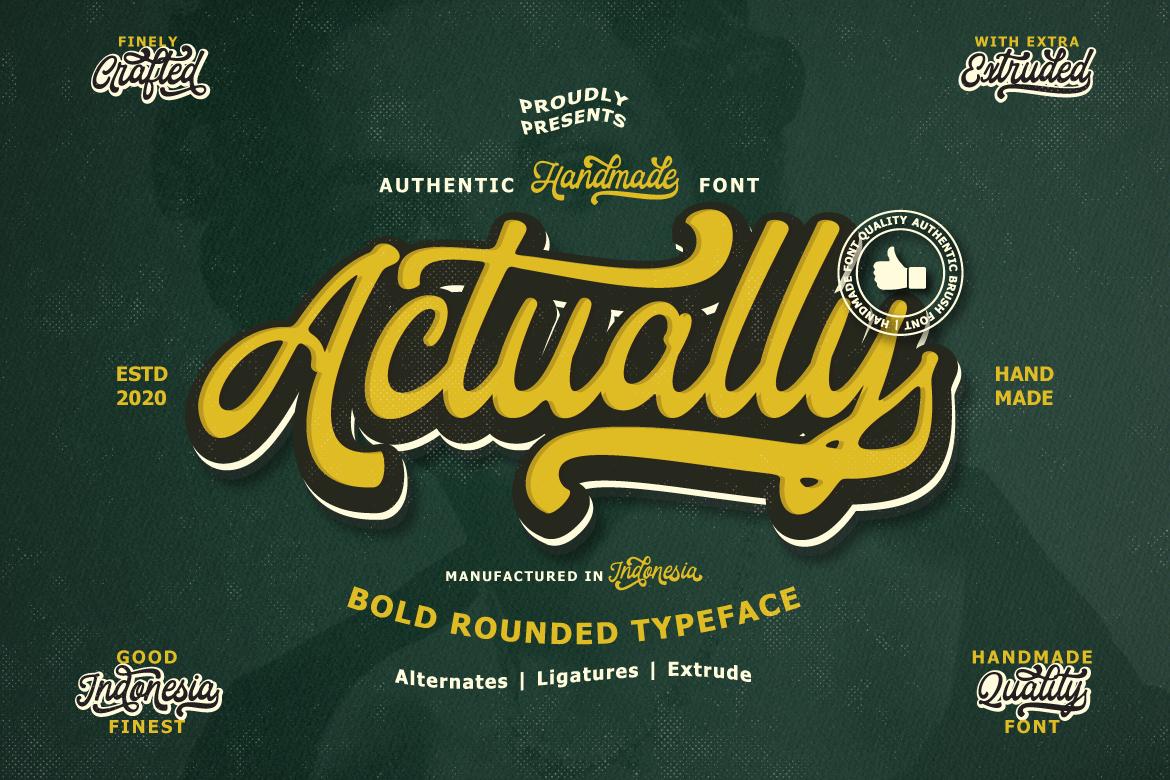 Actually Font