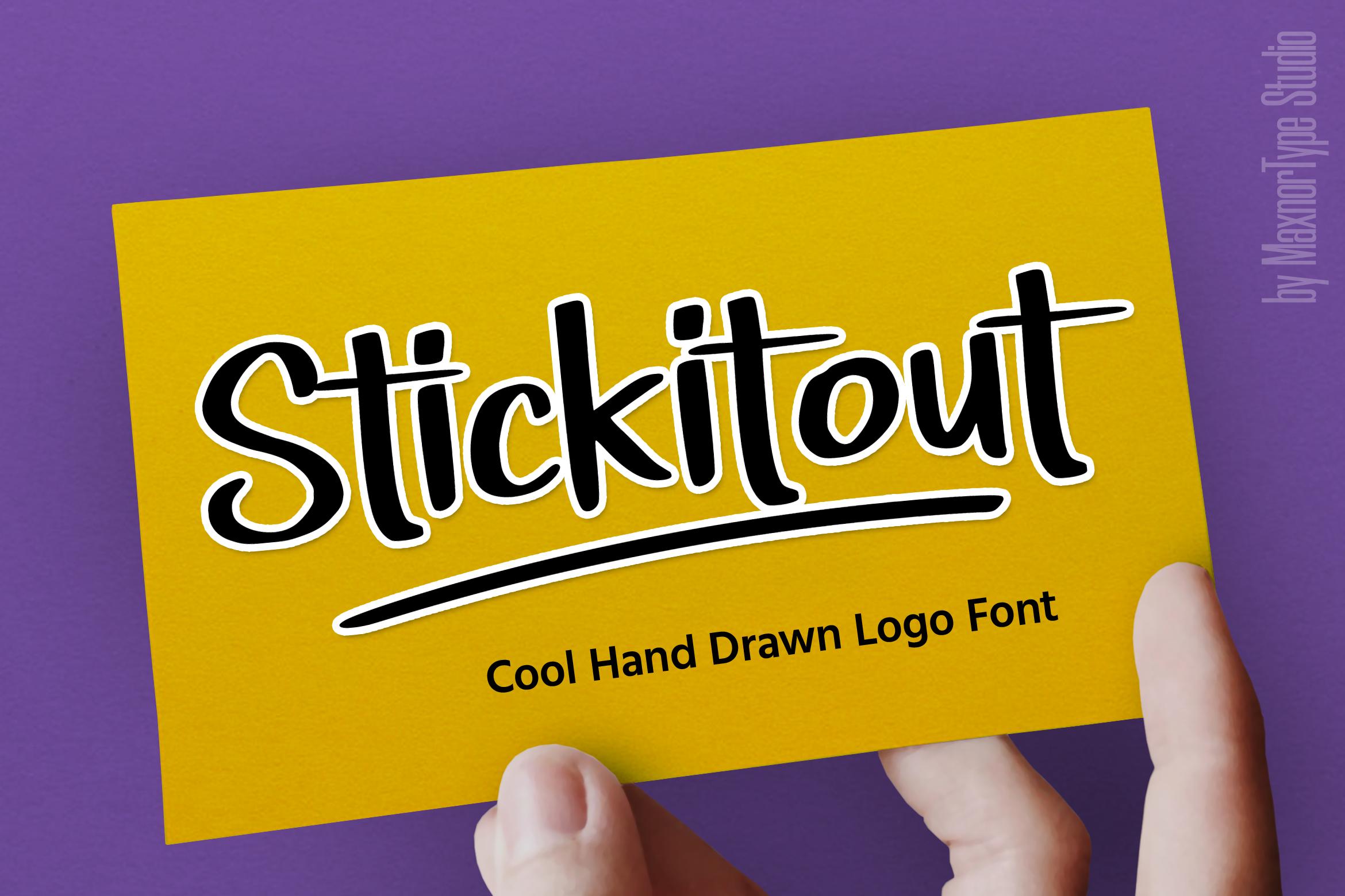 Stickitout Font
