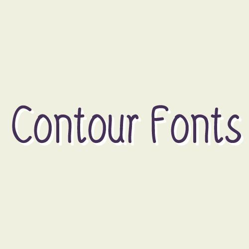 Contour Fonts