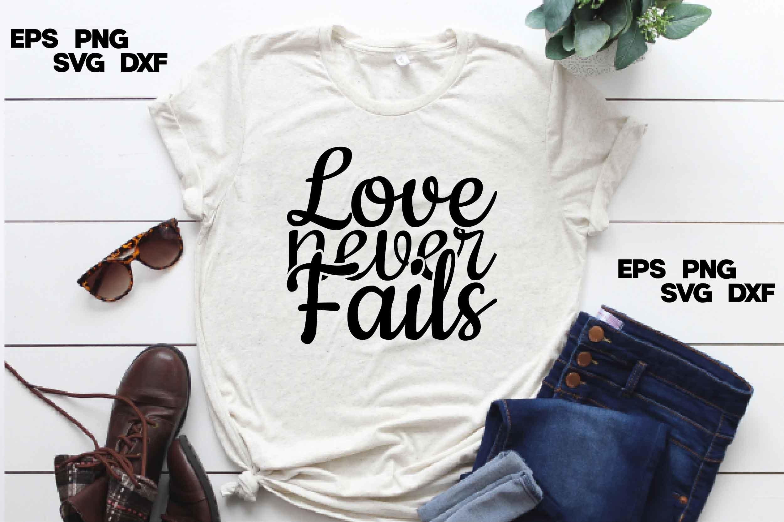 Wedding Svg Design, Love Never Fails