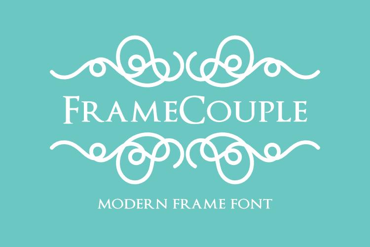 Framecouple Font