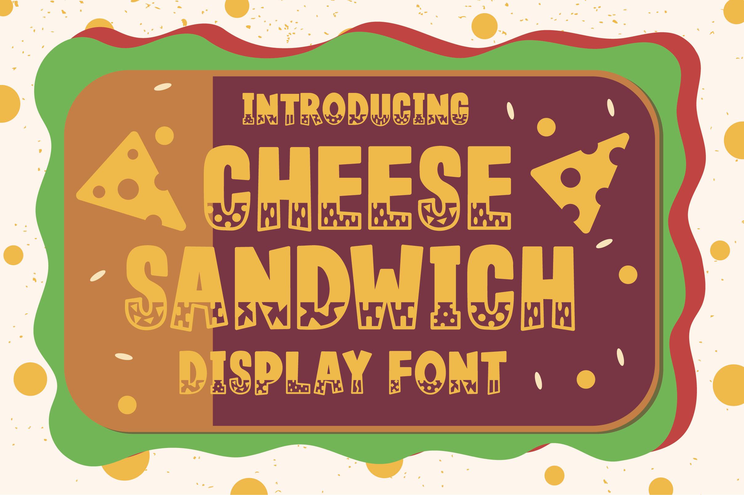 Cheese Sandwich Font