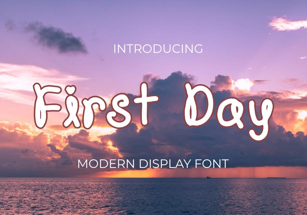 First Day Font