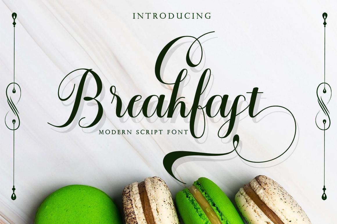 Breakfast Font
