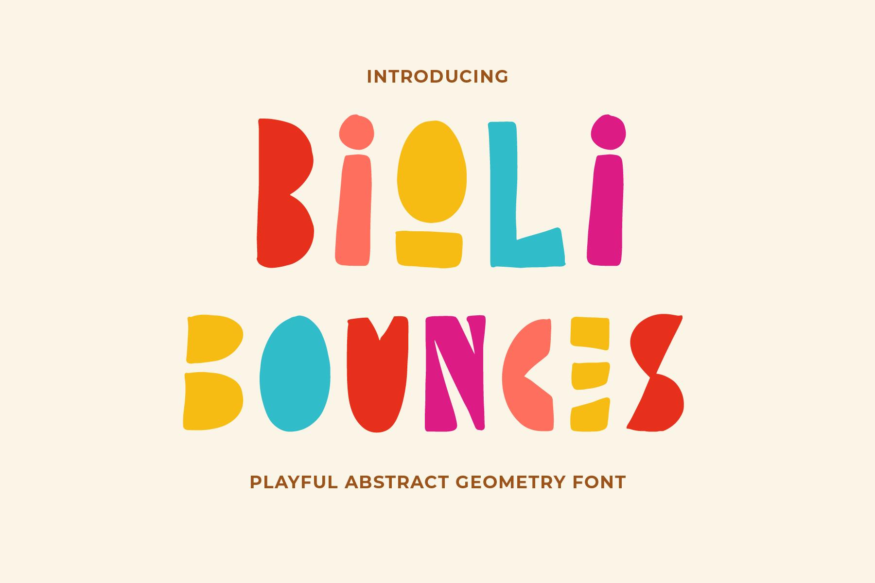 Bioli Bounces Font