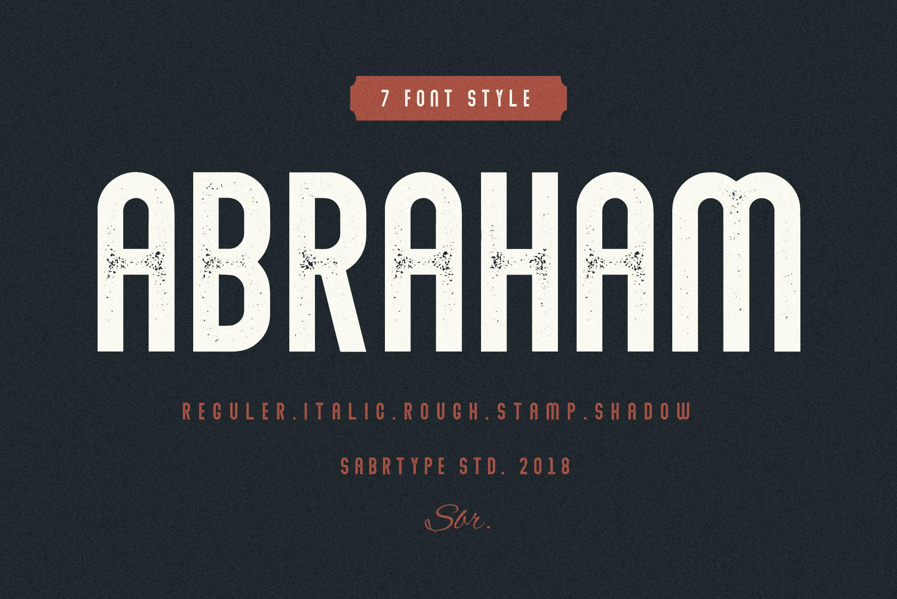 Abraham Family Font