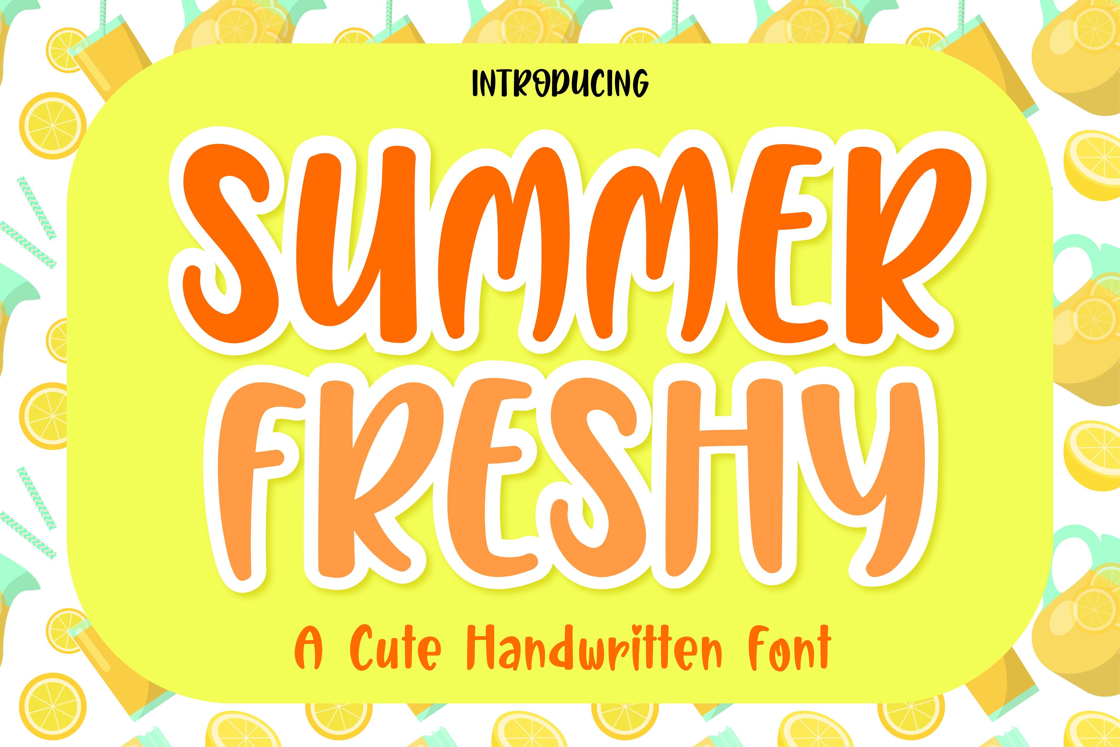 Summer Freshy Font