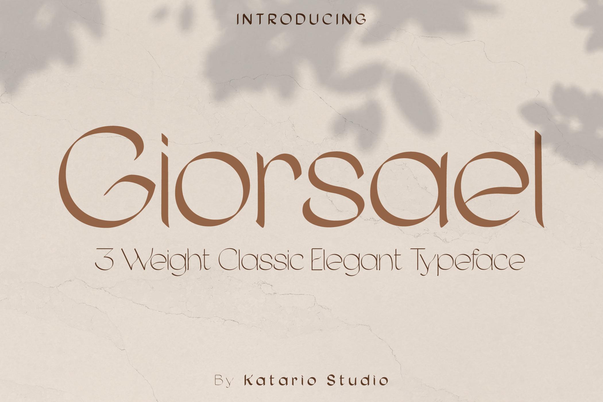 Giorsael Font