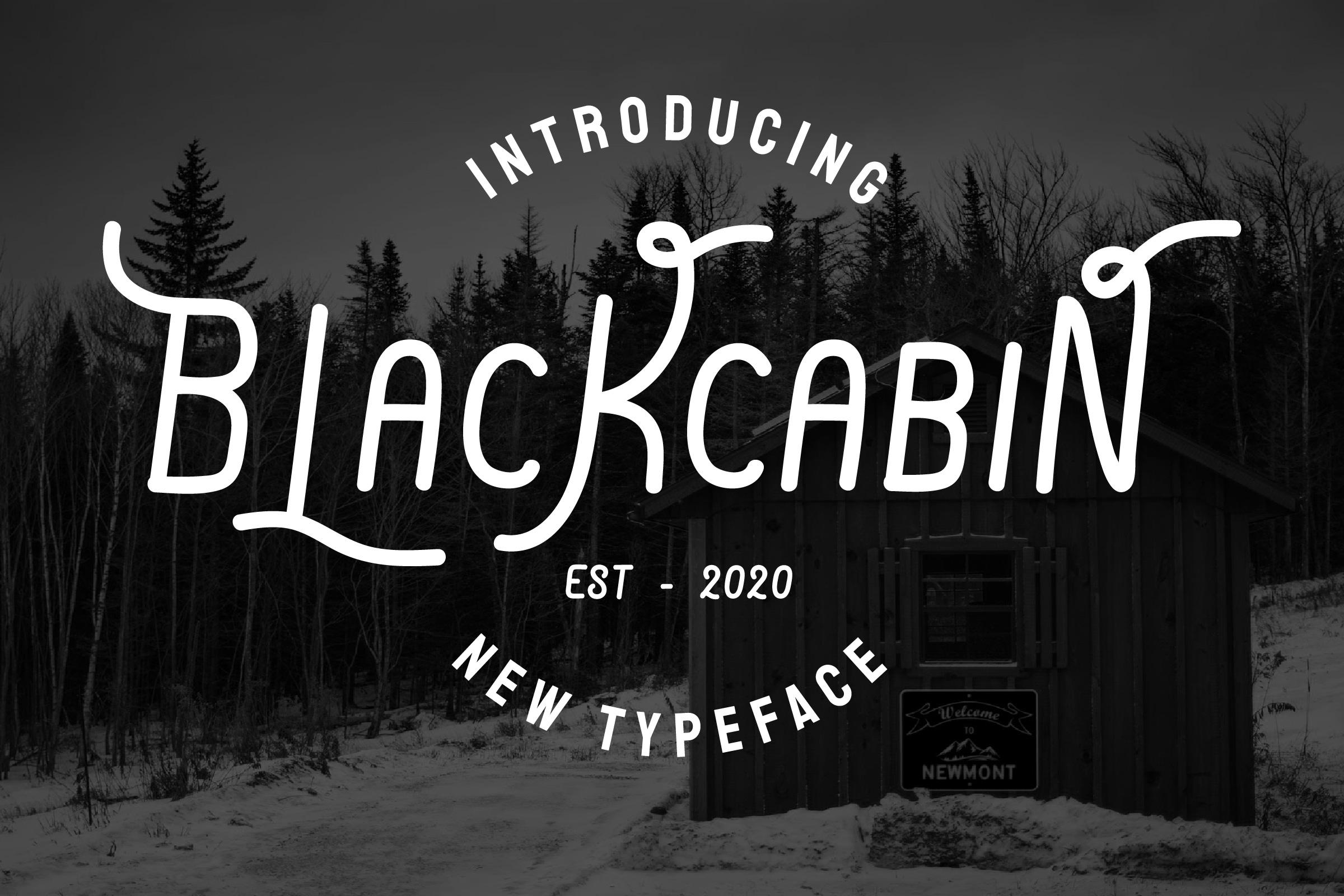 Blackcabin Font