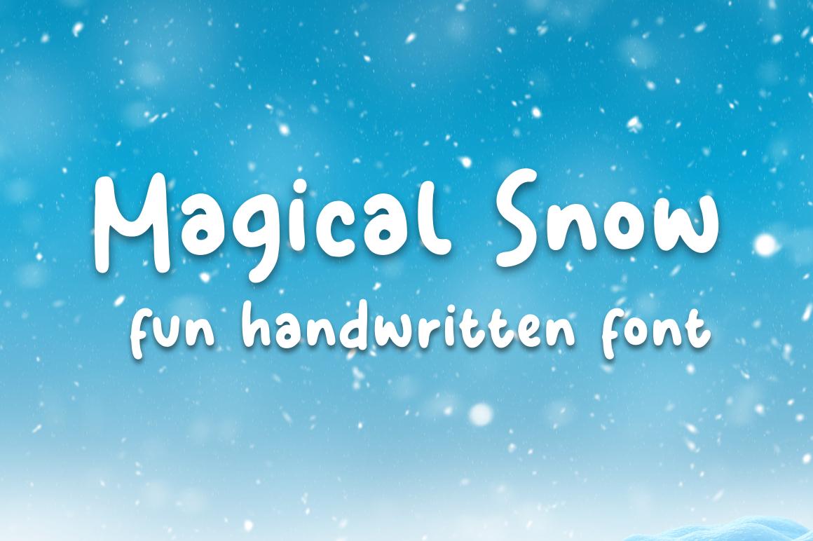 Magical Snow Font