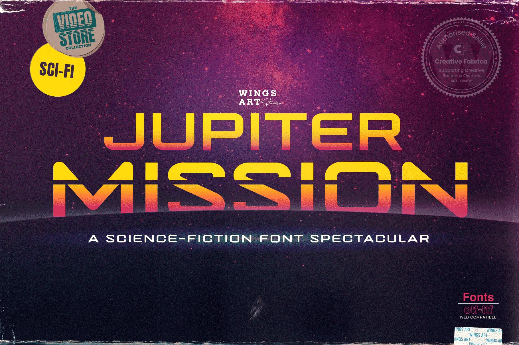 Jupiter Mission Font