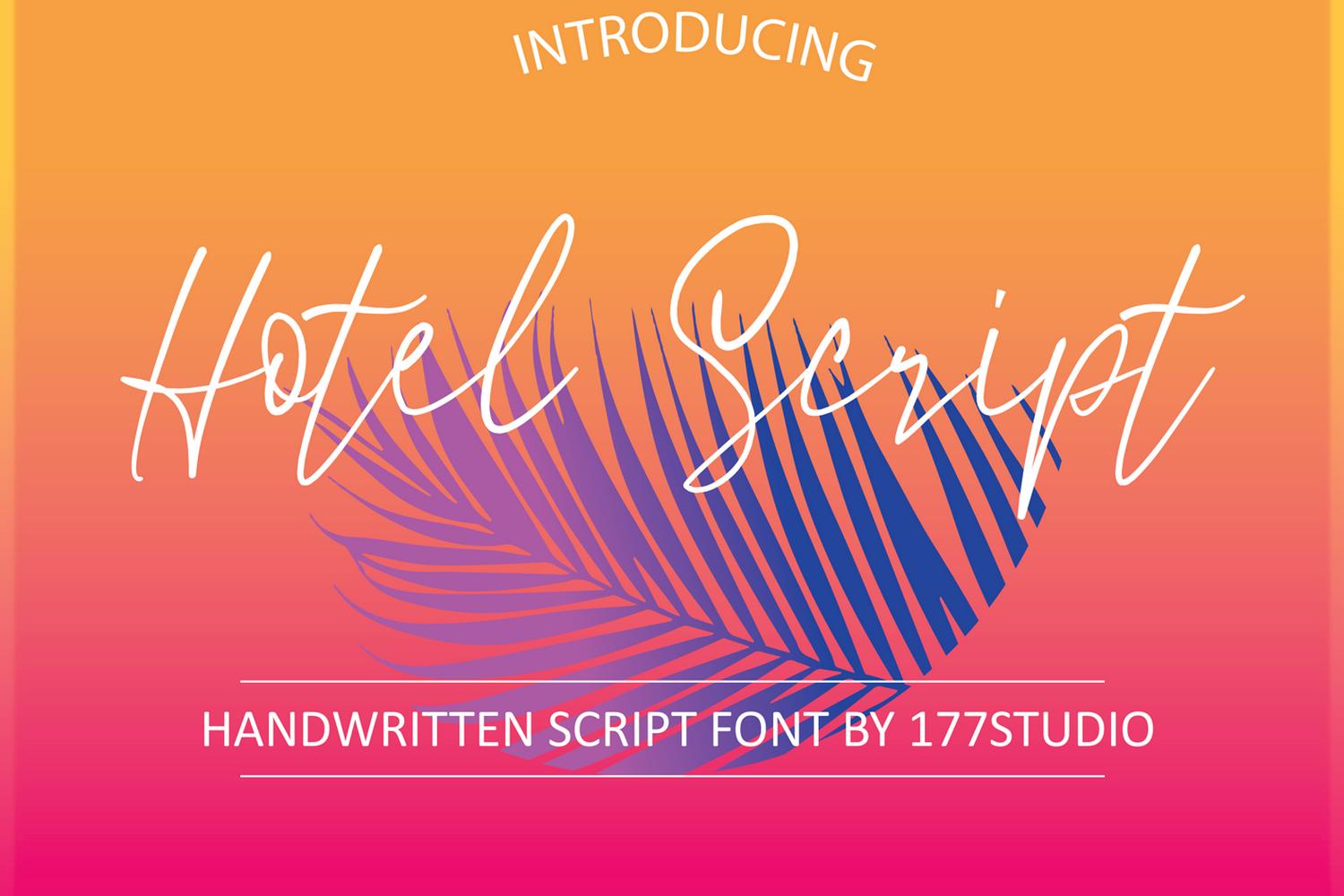Hotel Script Font