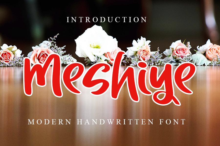 Meshiye Font