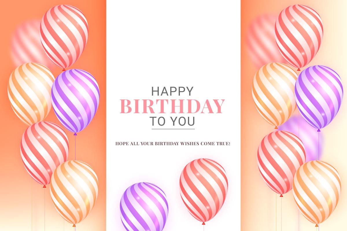 Happy Birthday Wish Background