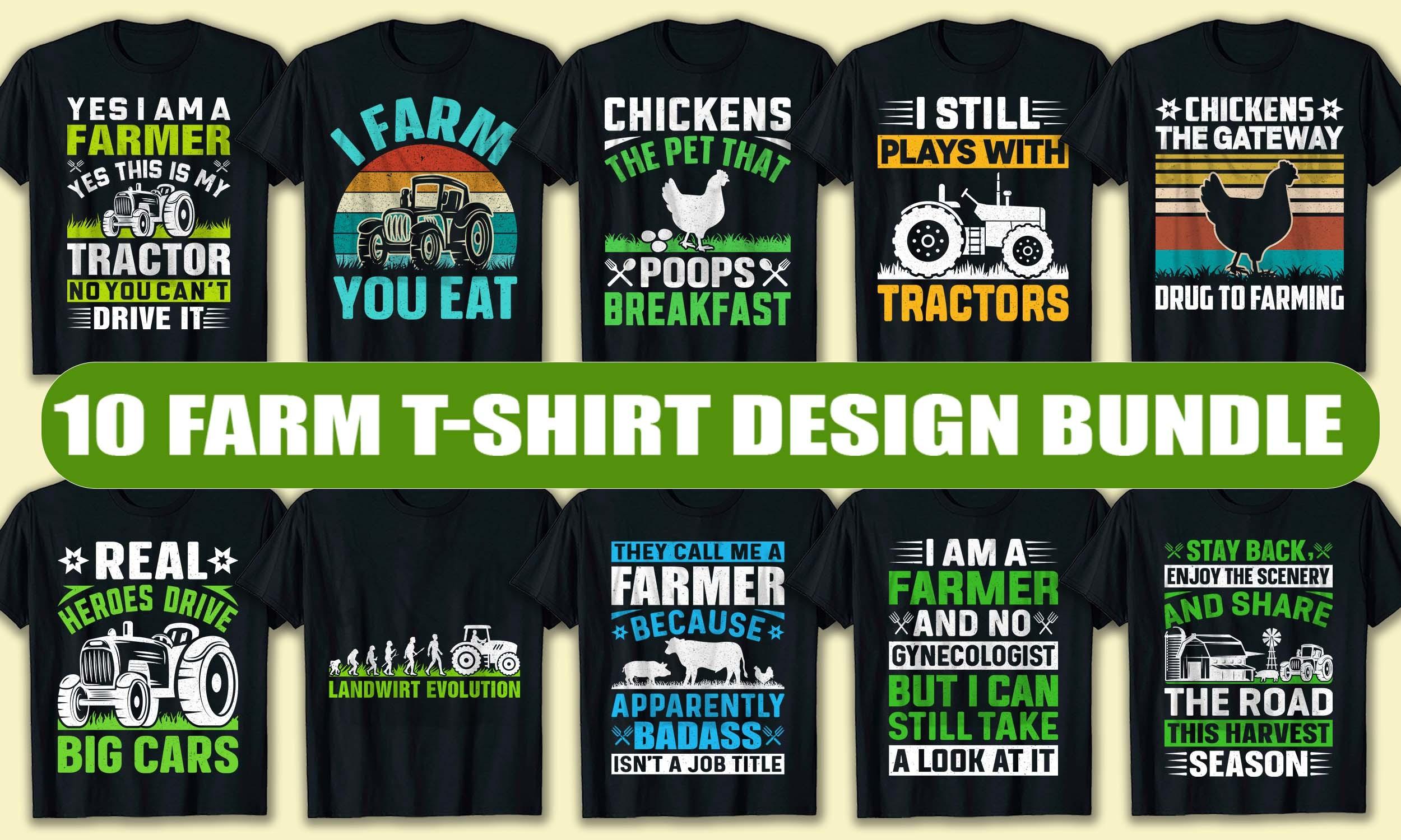 Farm T Shirt Design Bundle