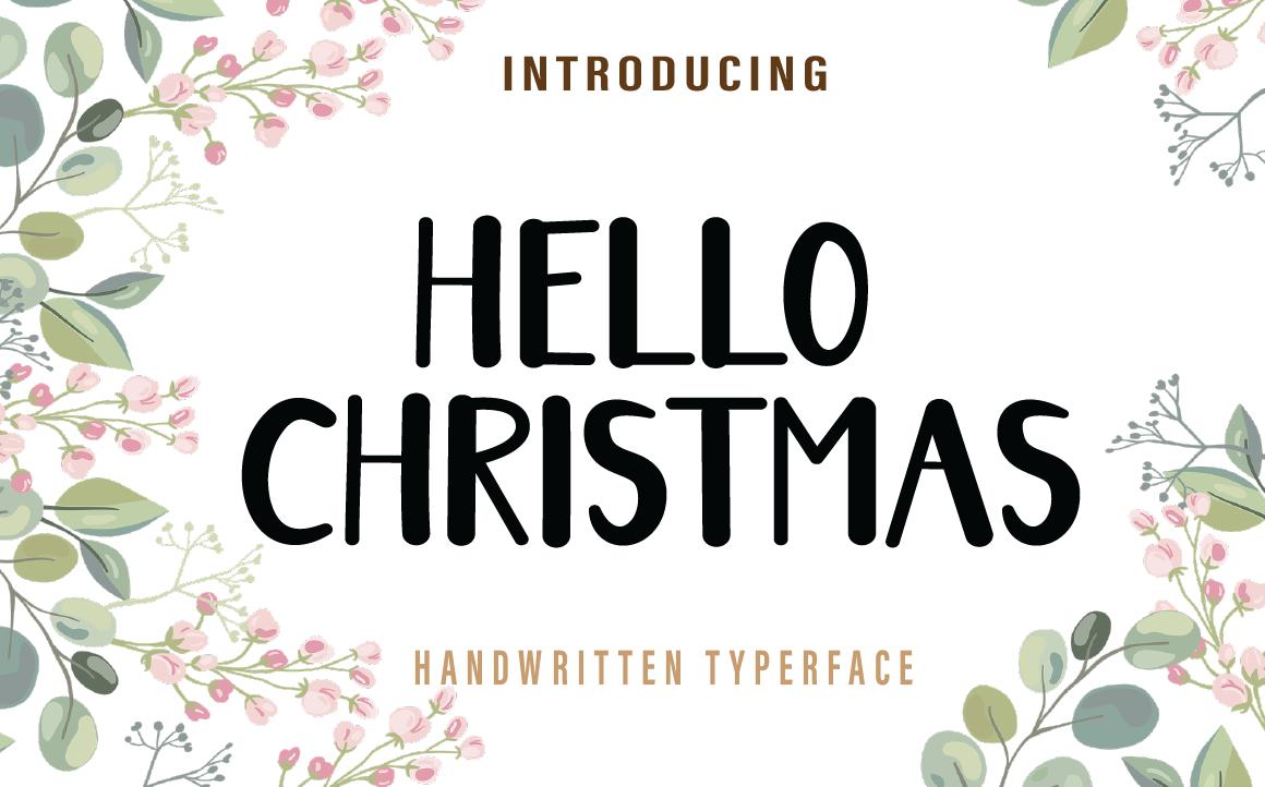 Hello Christmas Font