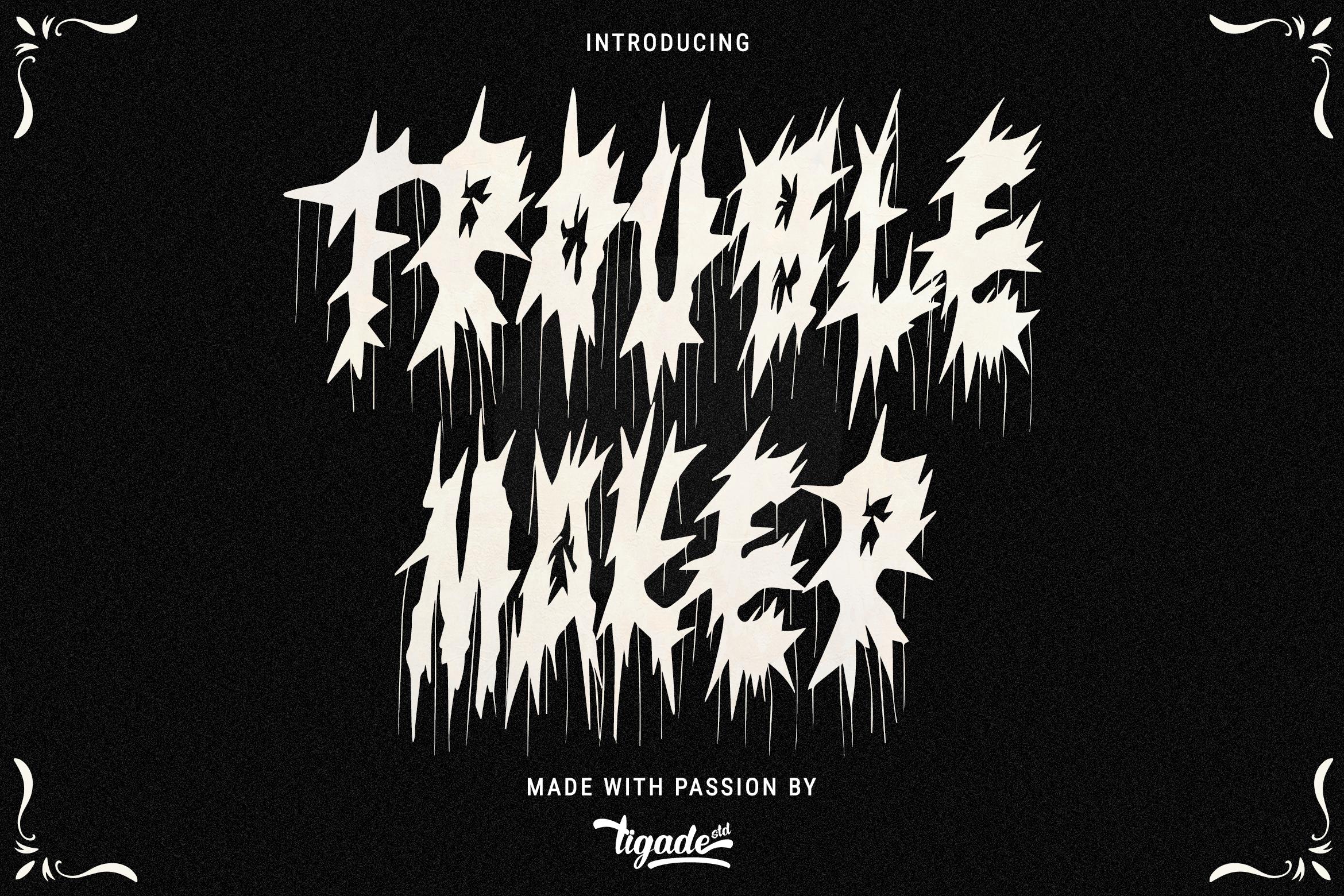 Trouble Maker Font
