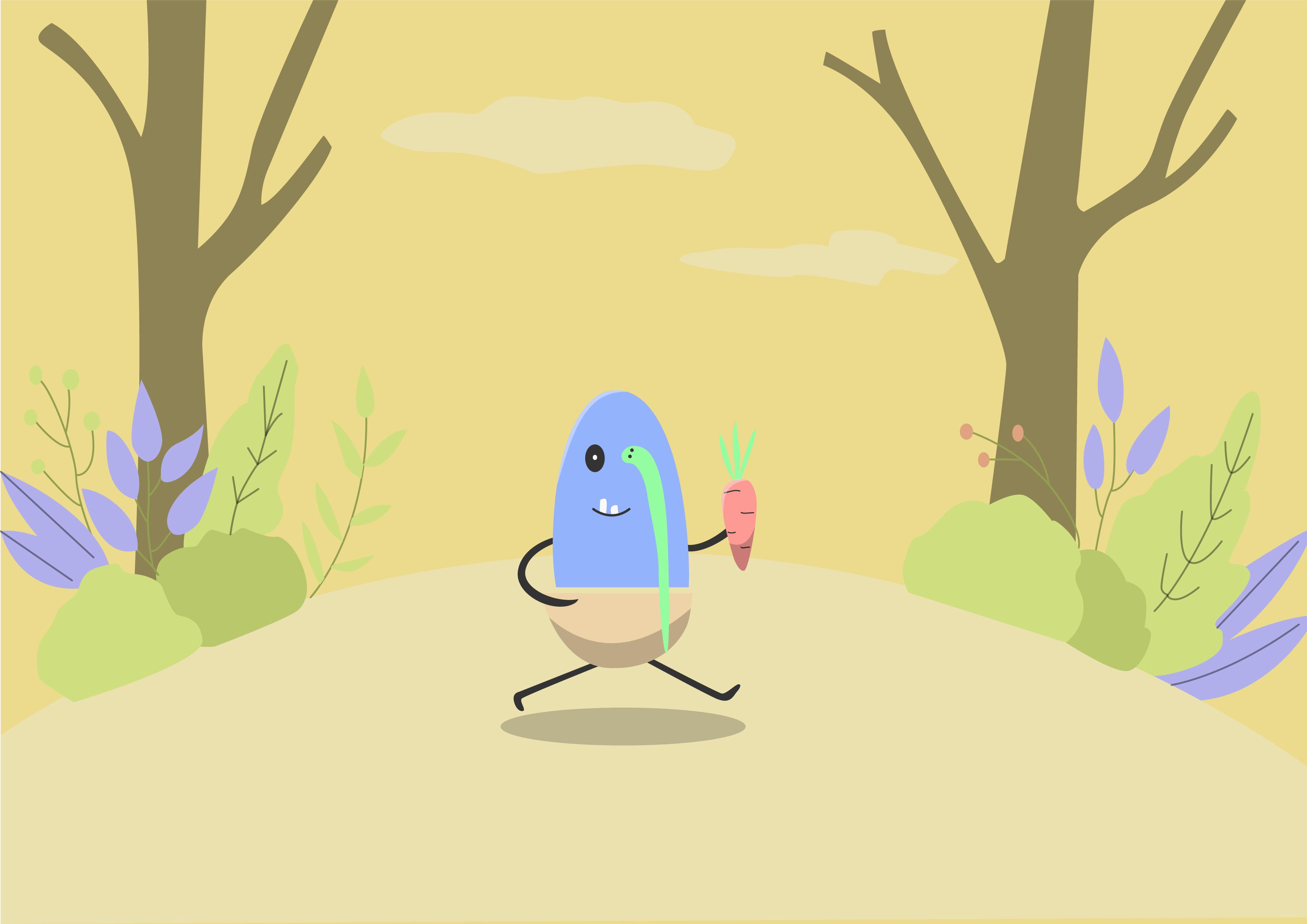 Cute Peanut Dumb Illustration #301