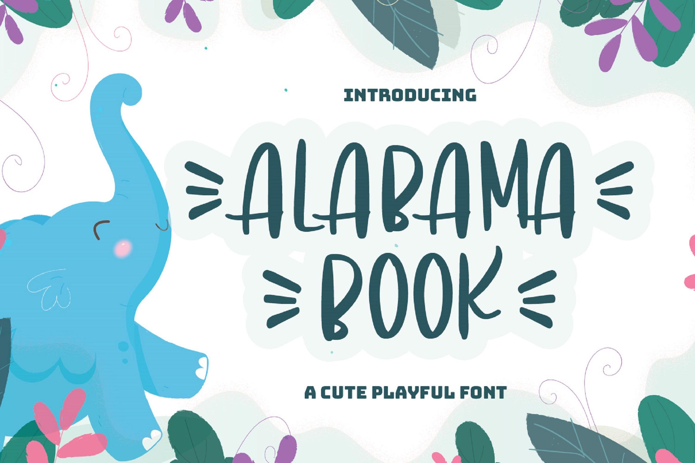 Alabama Book Font