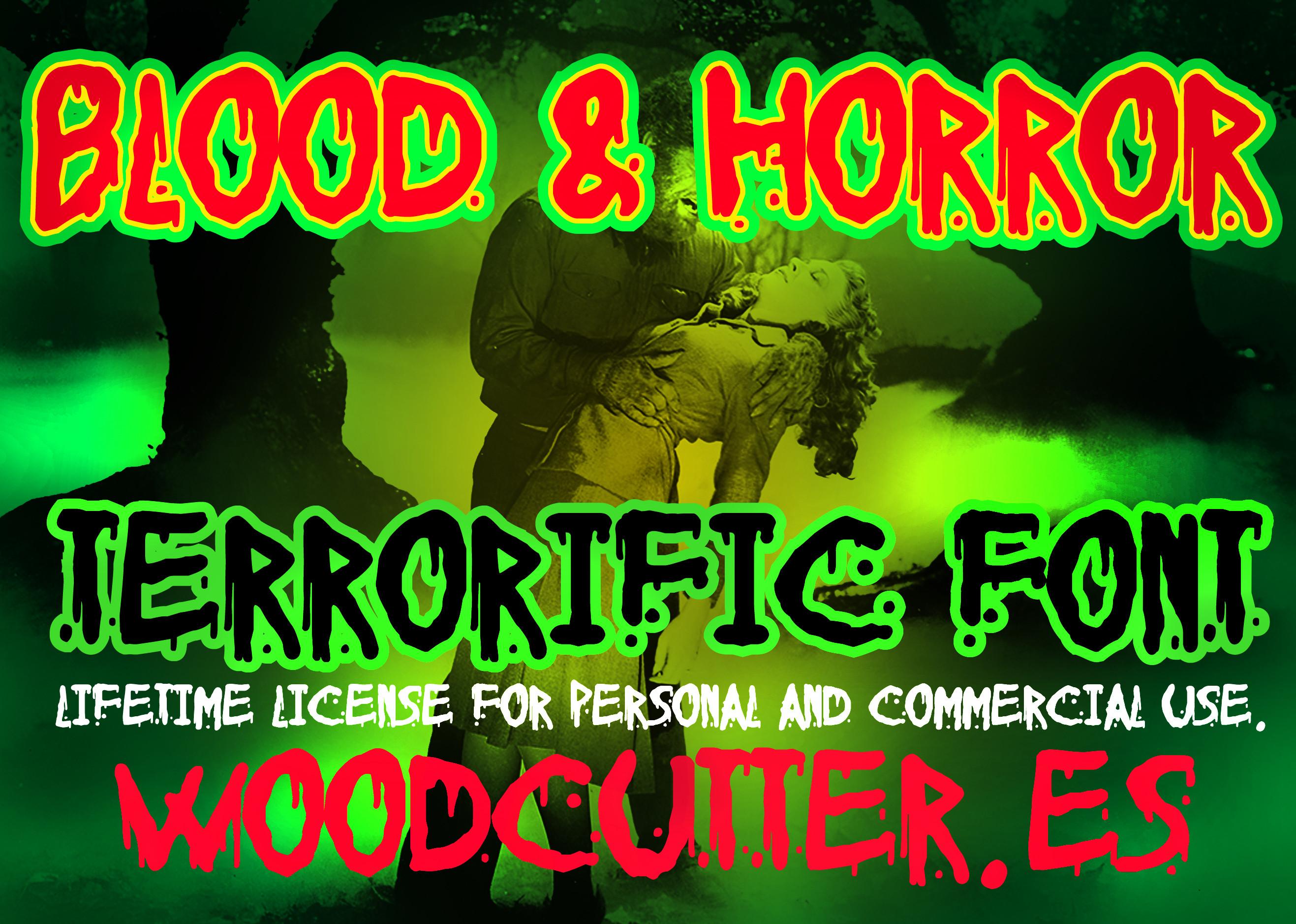Blood & Horror Font