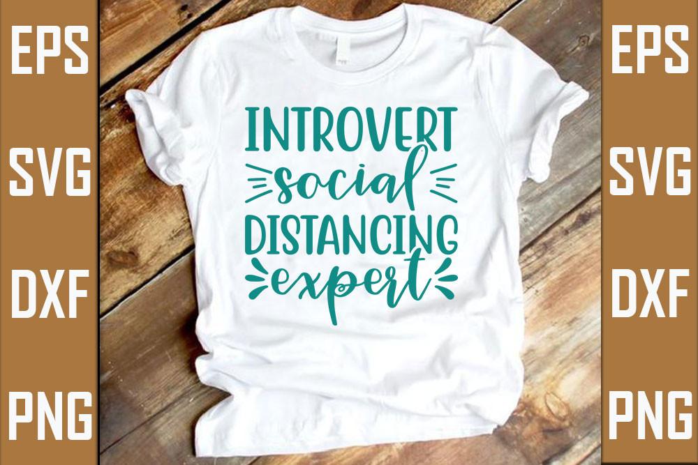 Stay Home Svg Design, Introvert Social