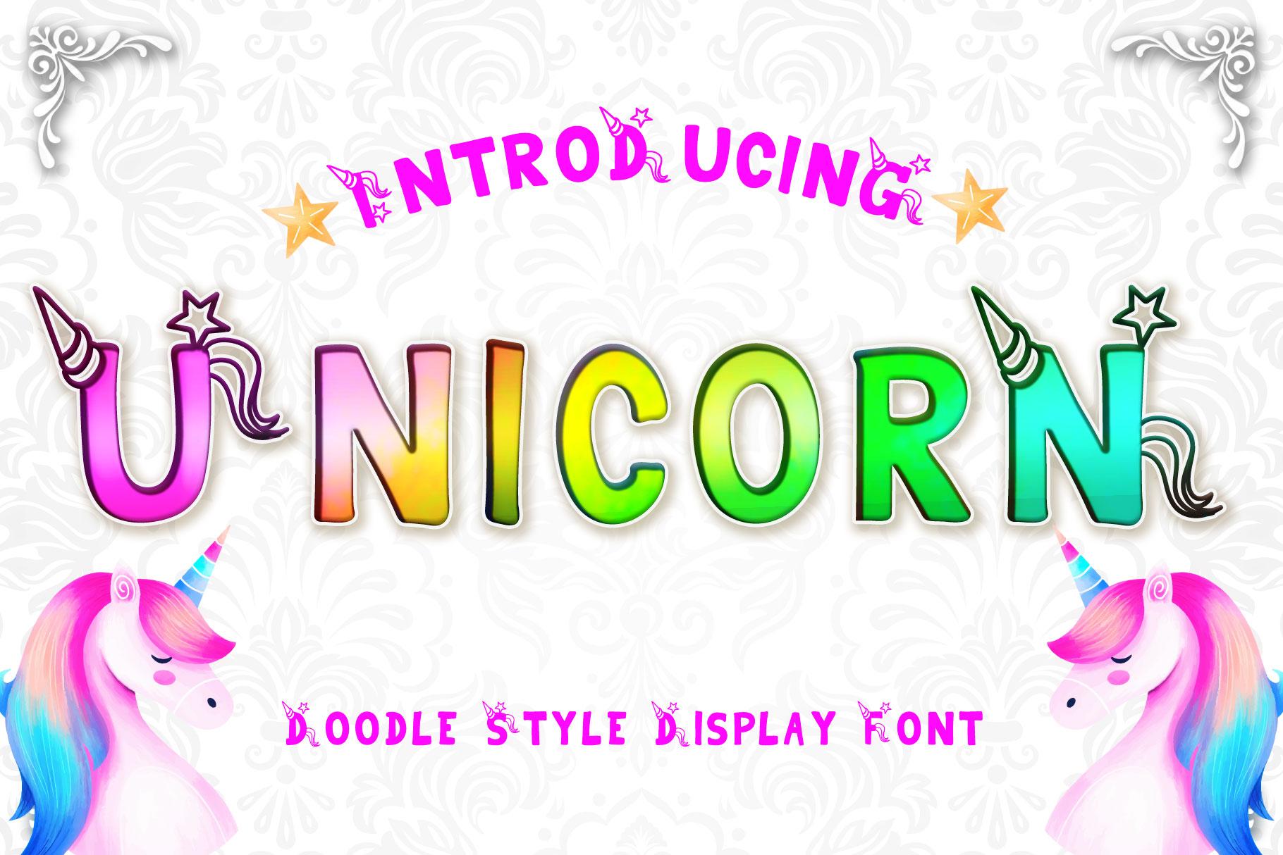Unicorn Font