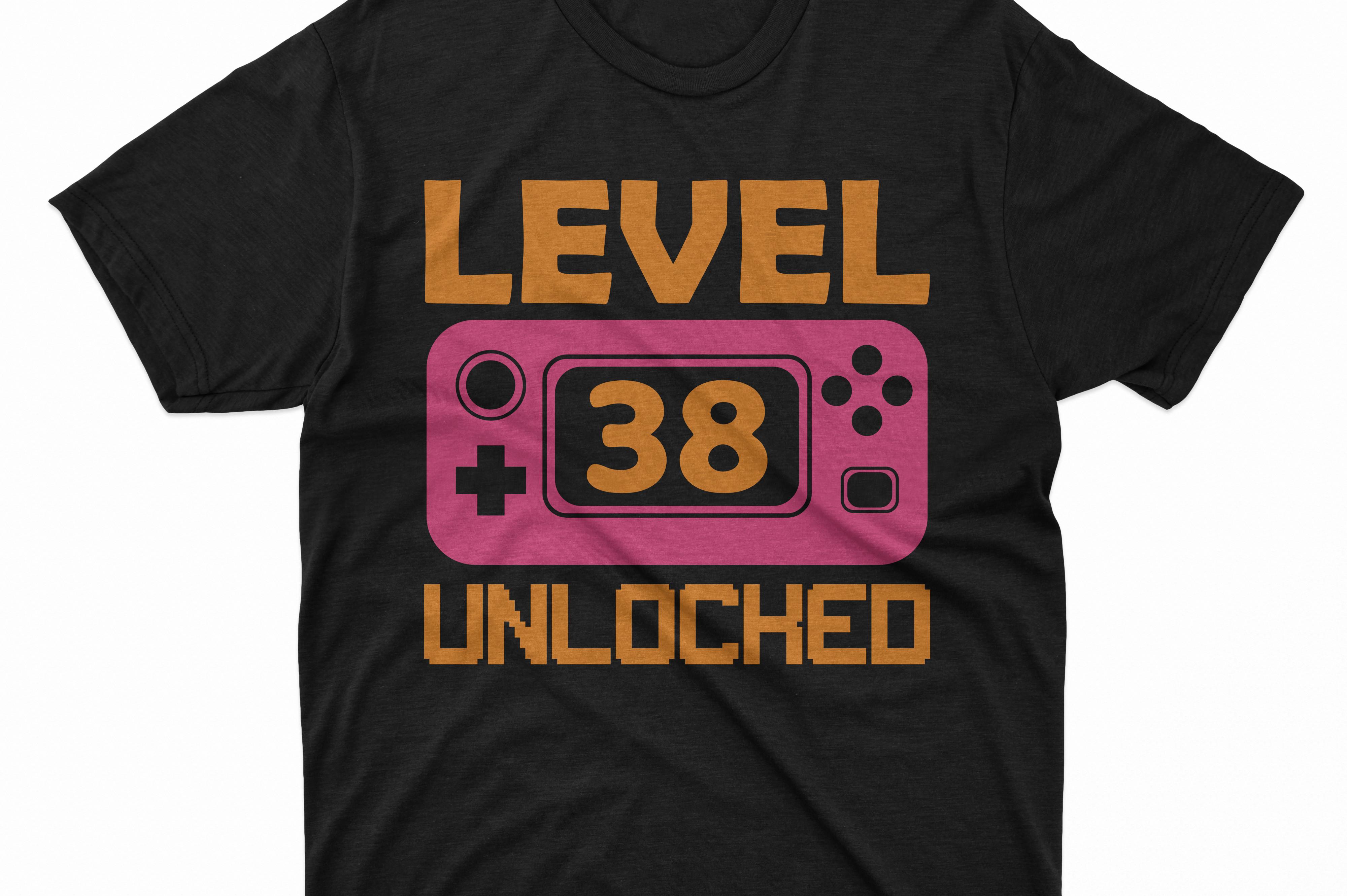 Level 38 Unlocked Gaming Shirt