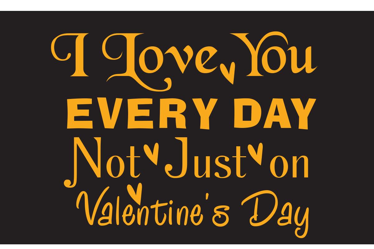 I Love You Every Day