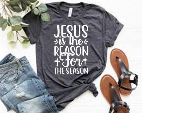 Christmas Svg Design, Jesus is the
