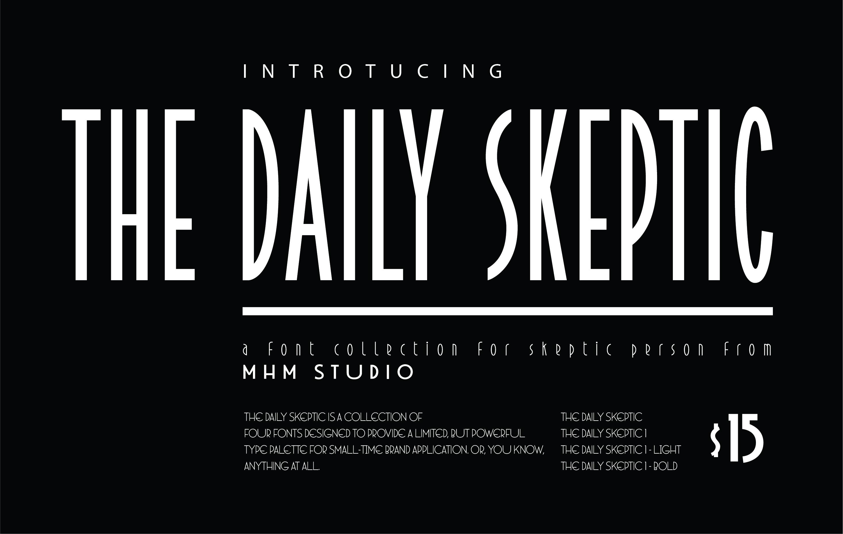 The Daily Skeptic Font