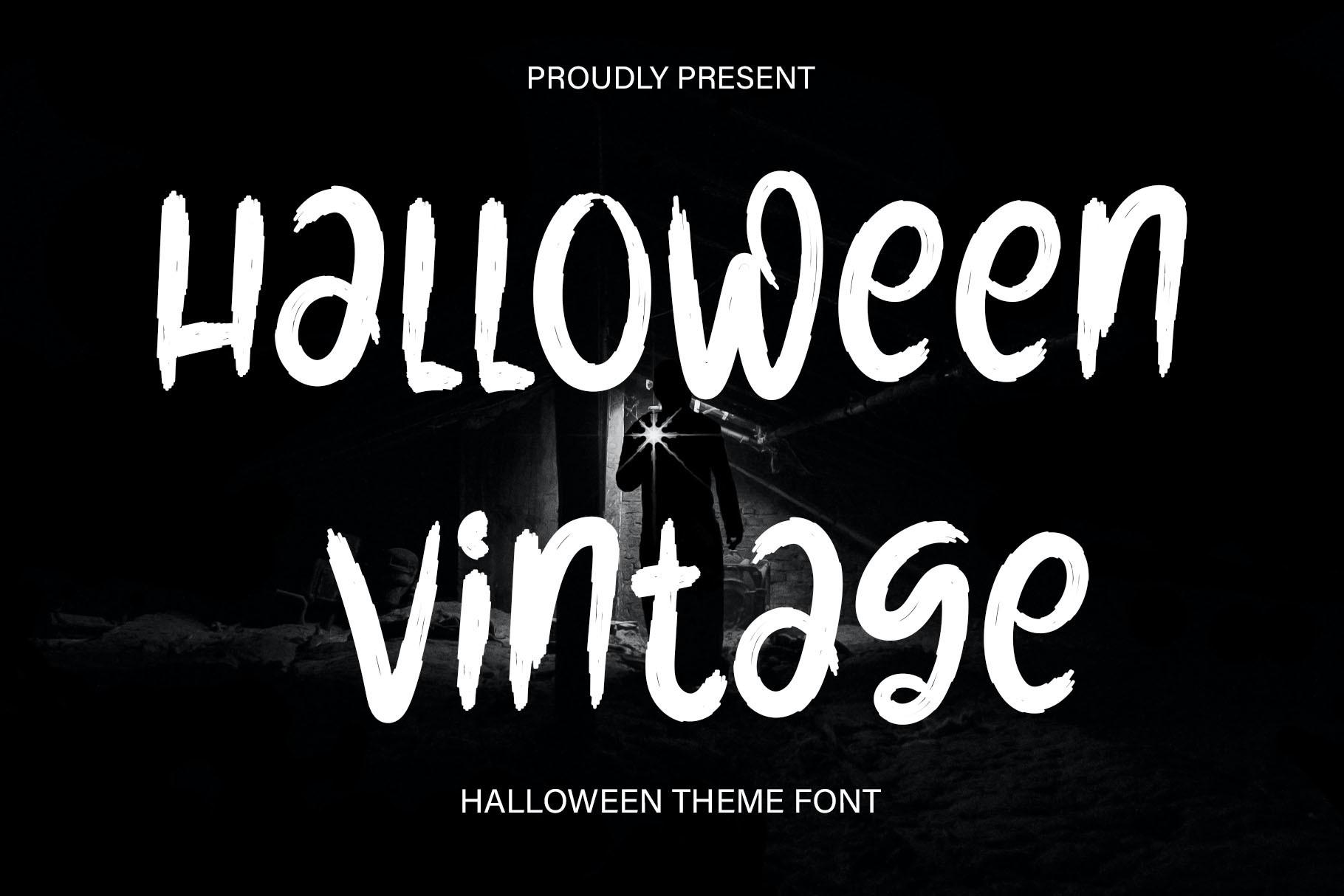 HalloWeen Vintage Font