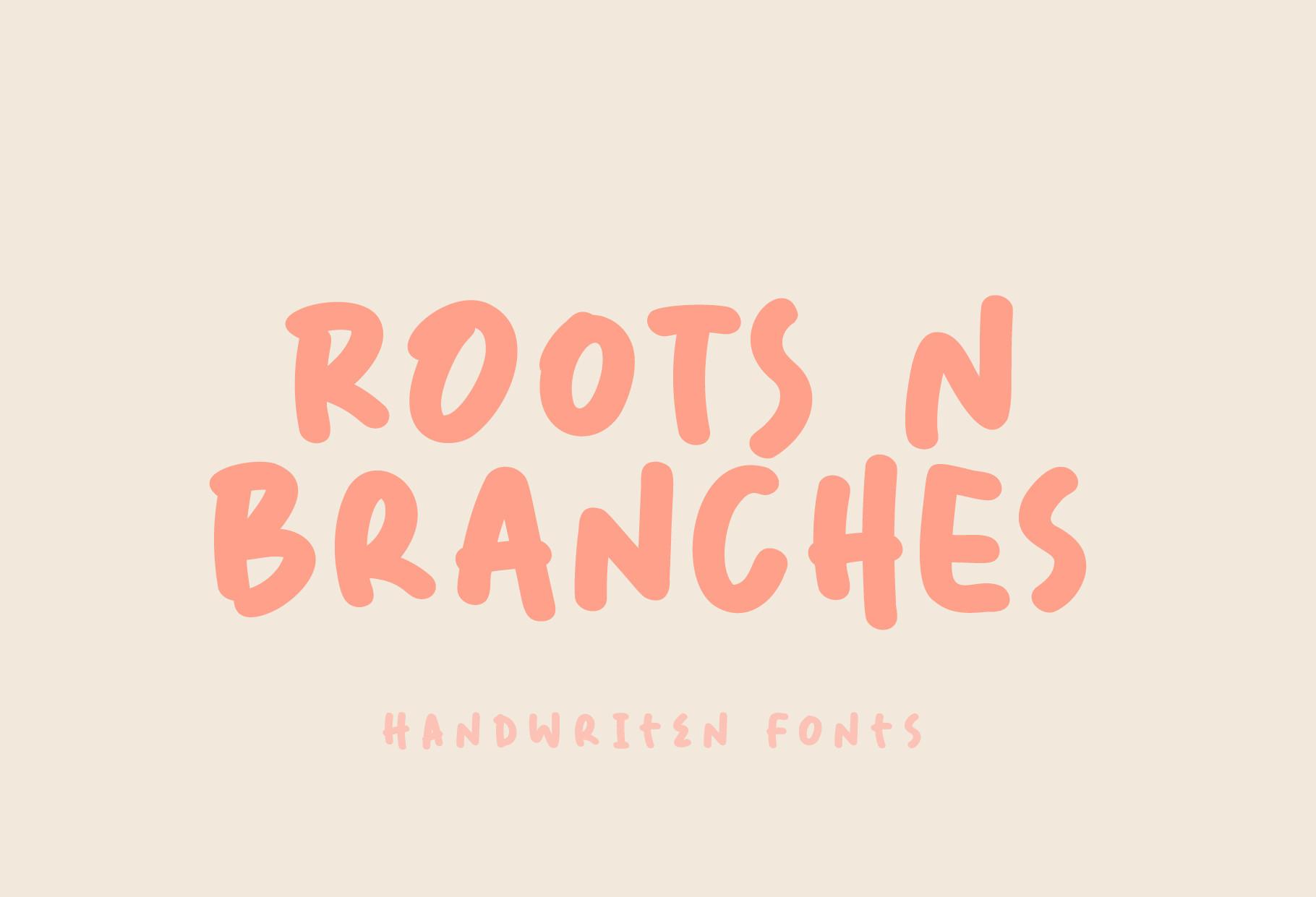 Roots N Branches Font
