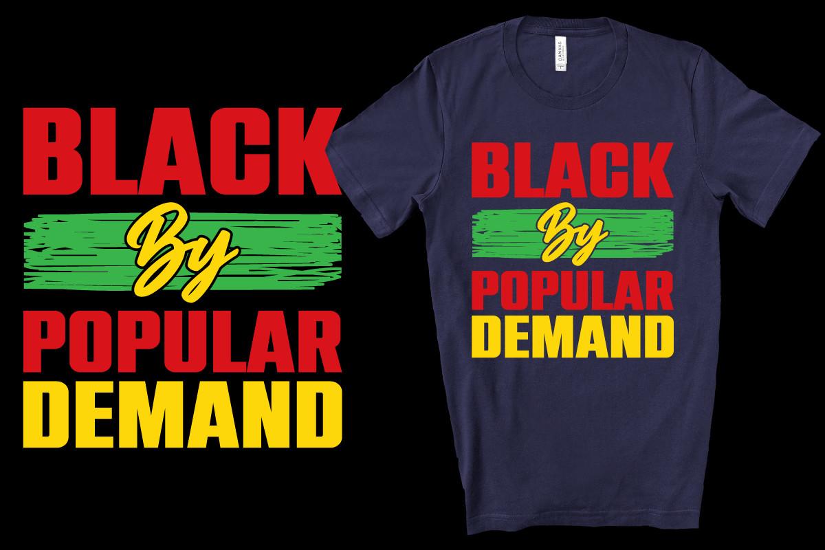Black History T-Shirt Design
