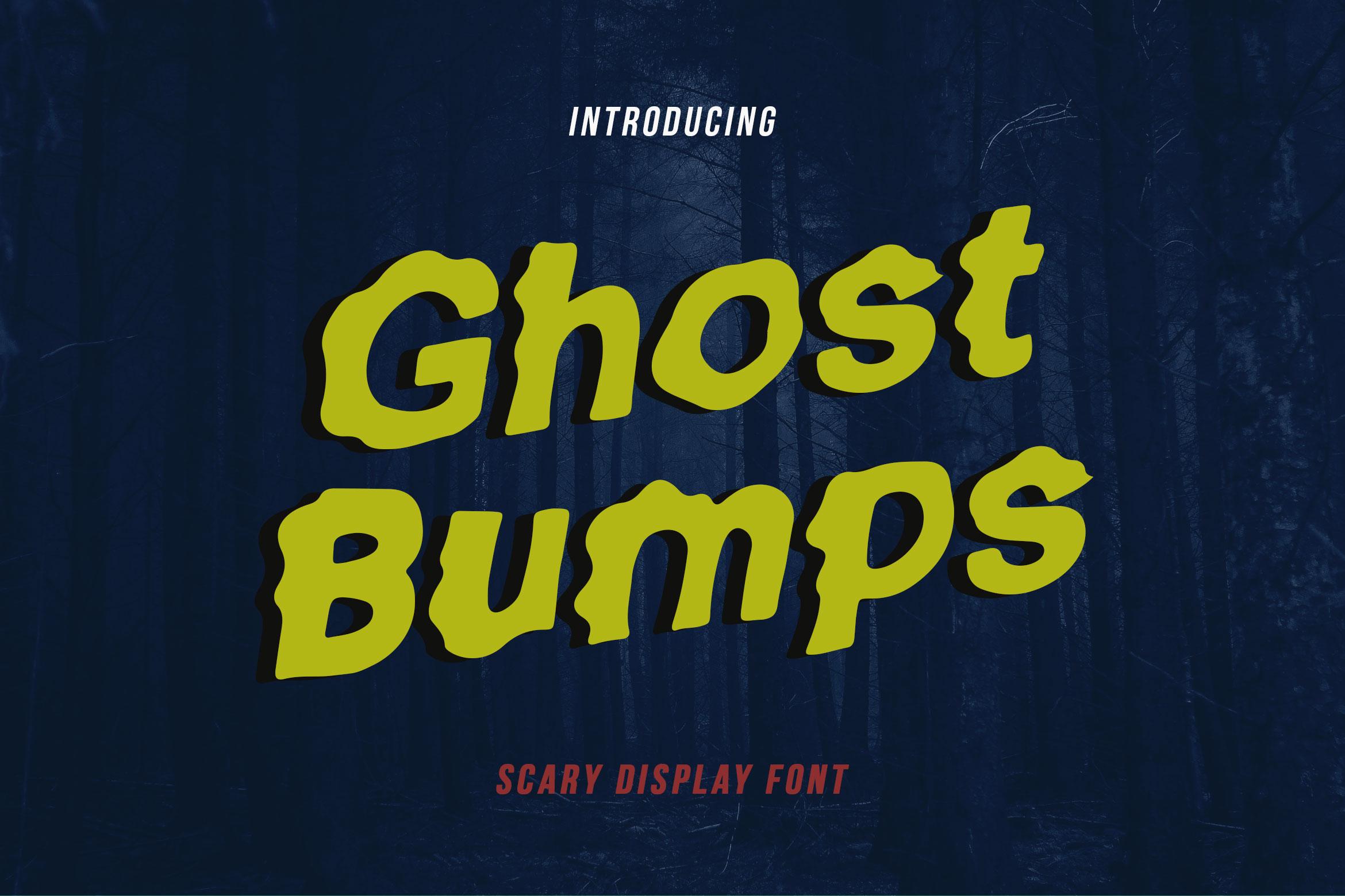 Ghost Bumps Font